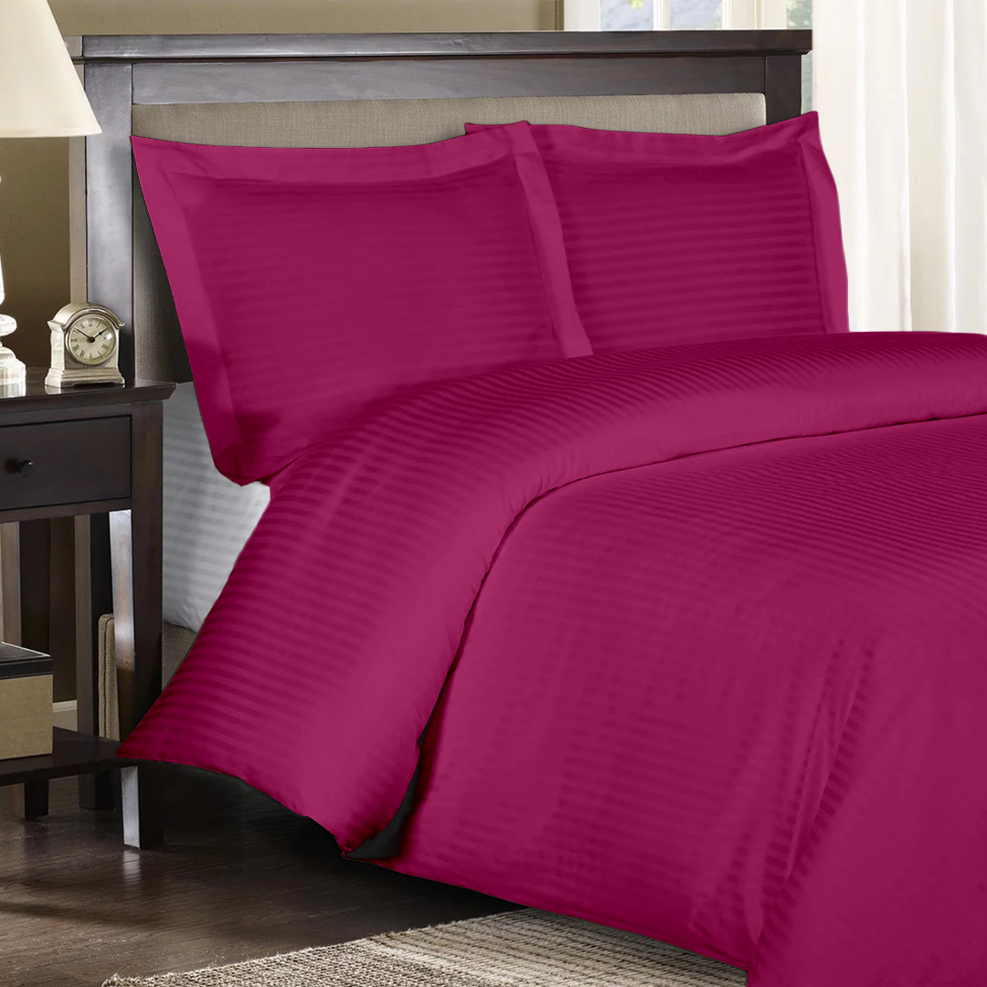 Hot Pink Stripe Duvet Covers