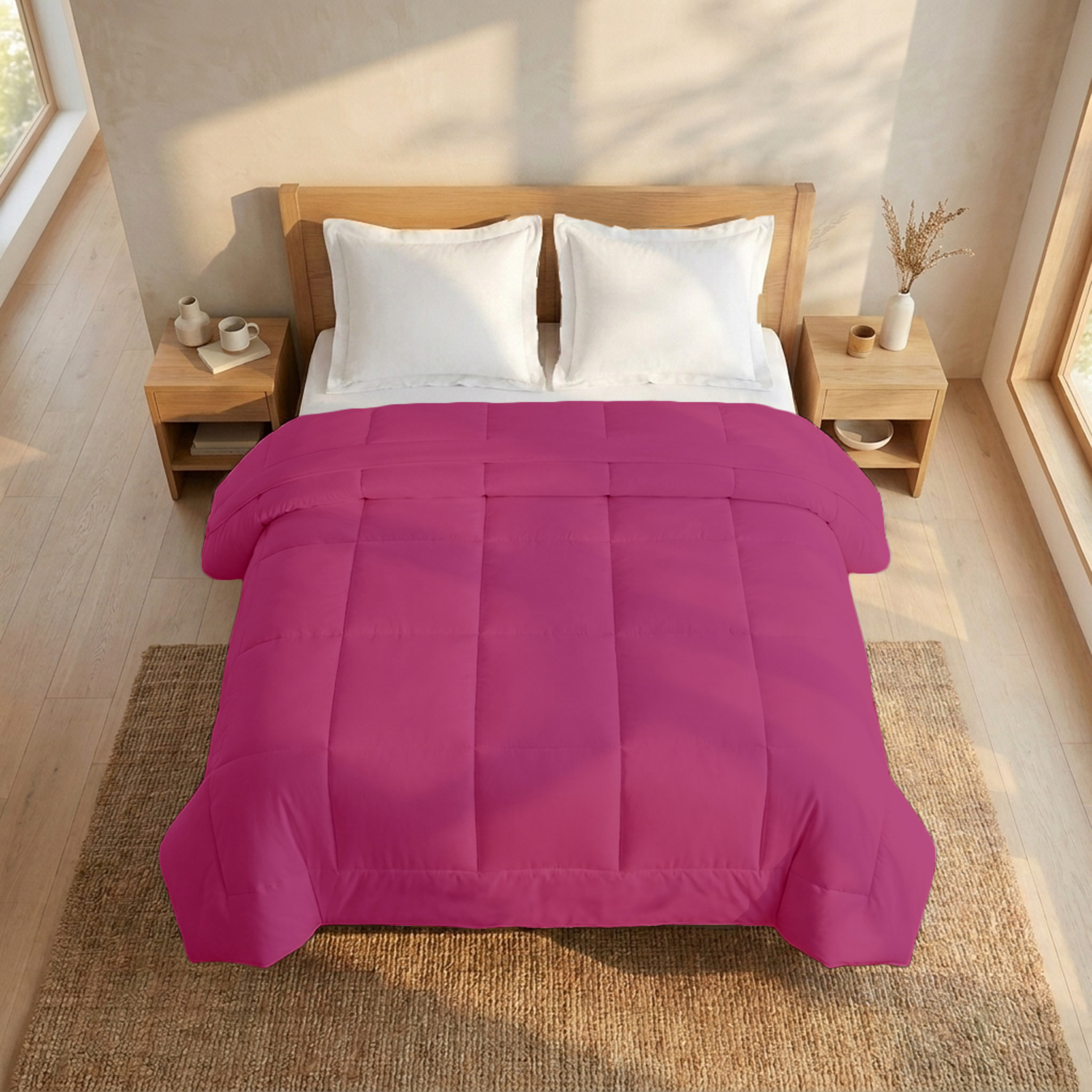 Hot Pink 150 GSM Comforter