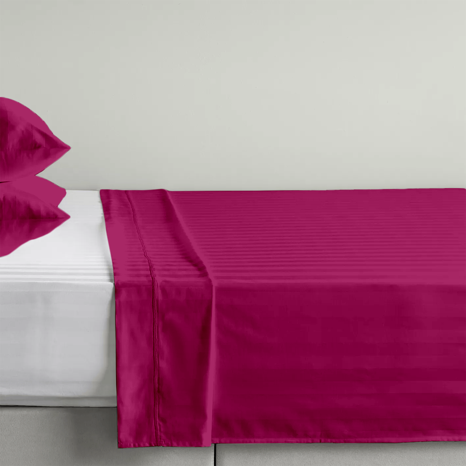 Hot Pink Stripe Bed Sheets