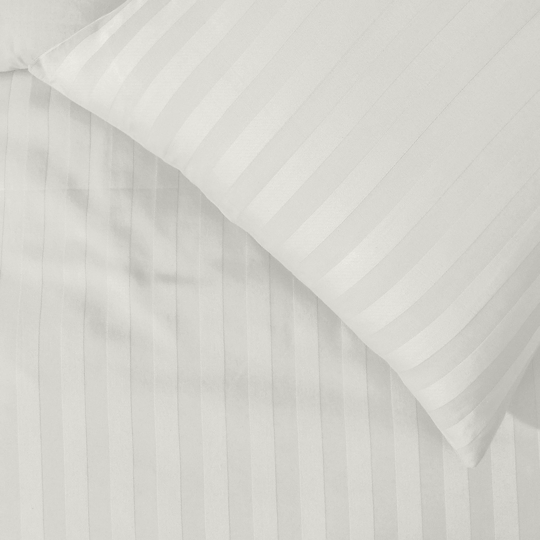 Ivory Stripe Duvet Covers
