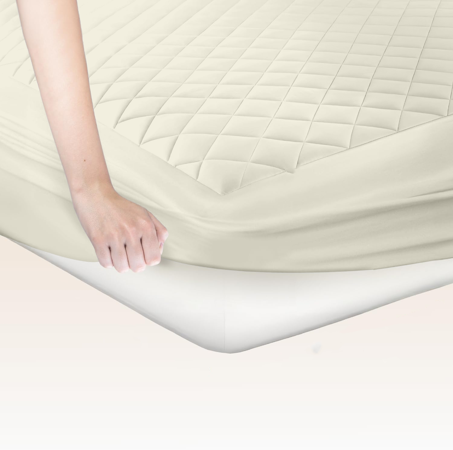 Ivory Mattress Topper