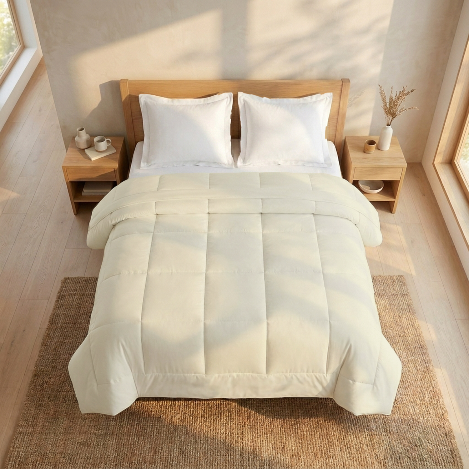 Ivory 200 GSM All Season Comforter