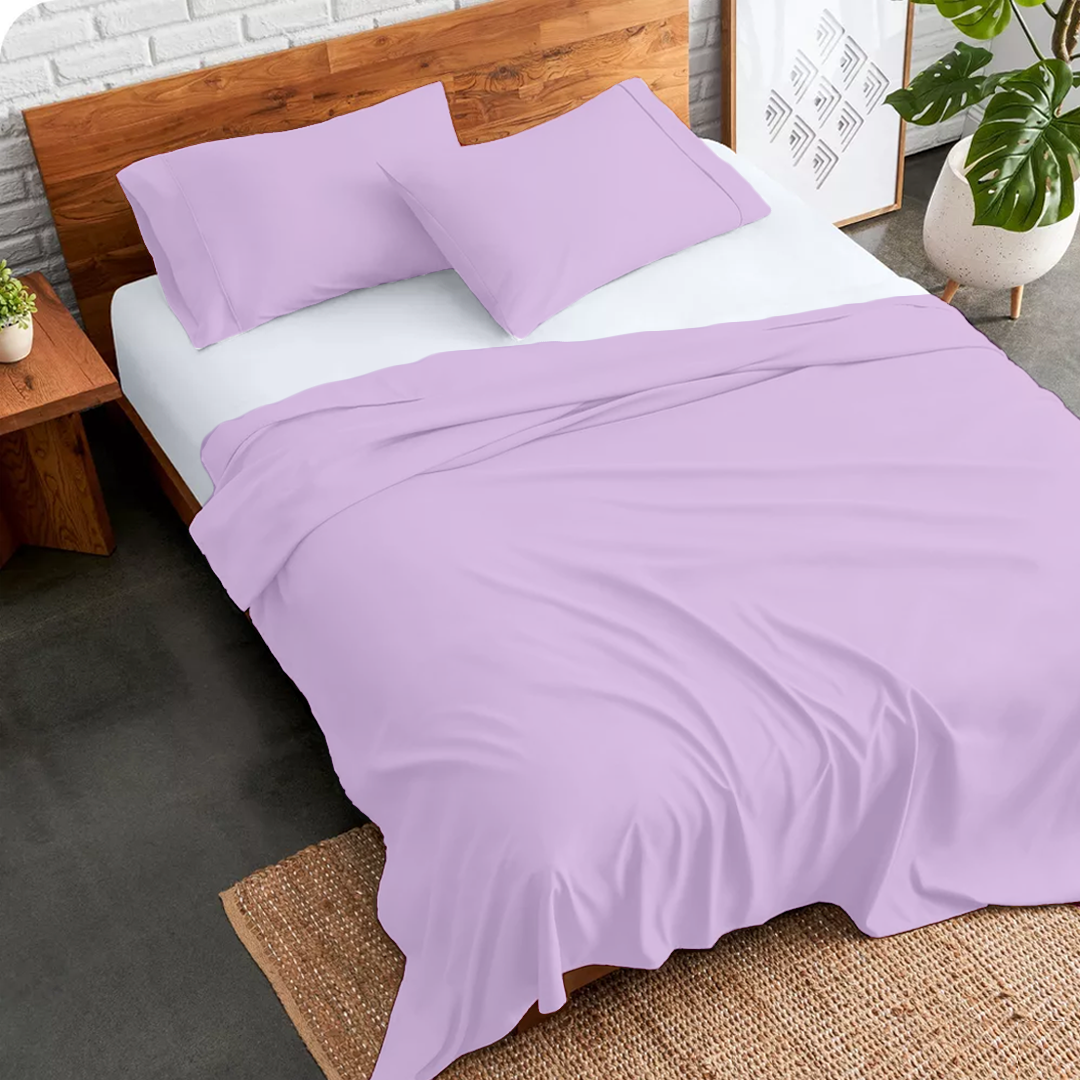 Lilac Bed Sheets