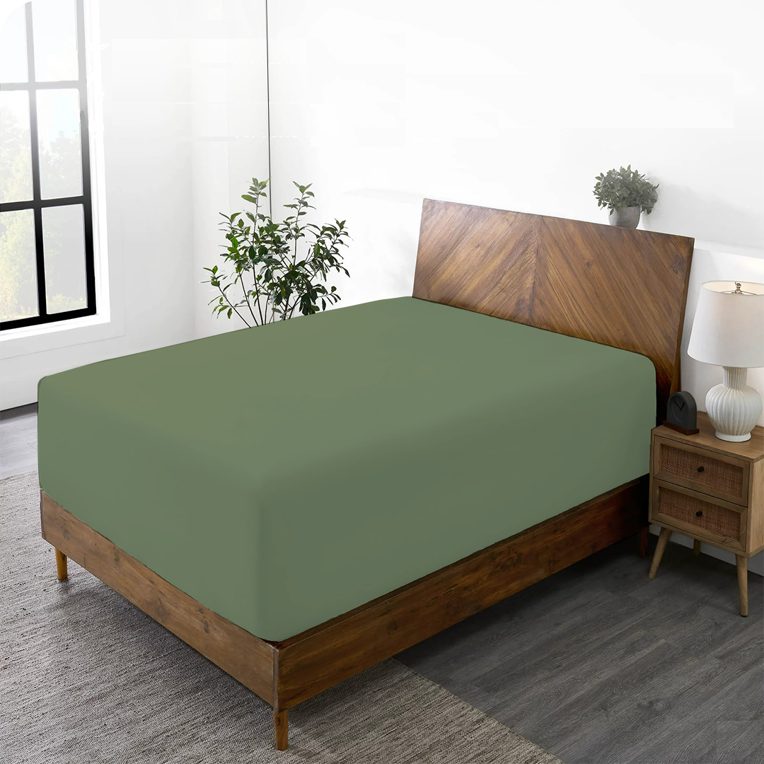 Moss Green Fitted Bedsheets