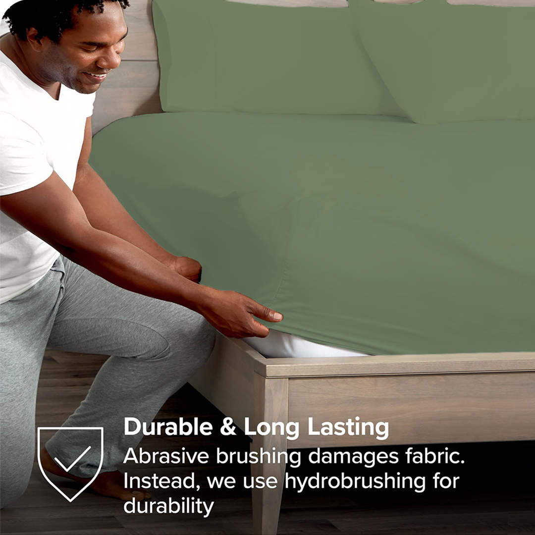 Moss Green Fitted Bedsheets