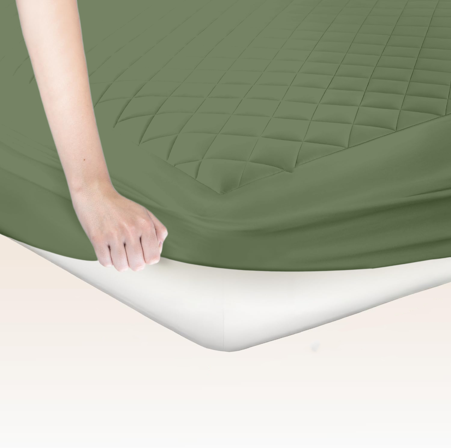 Moss Green Mattress Topper
