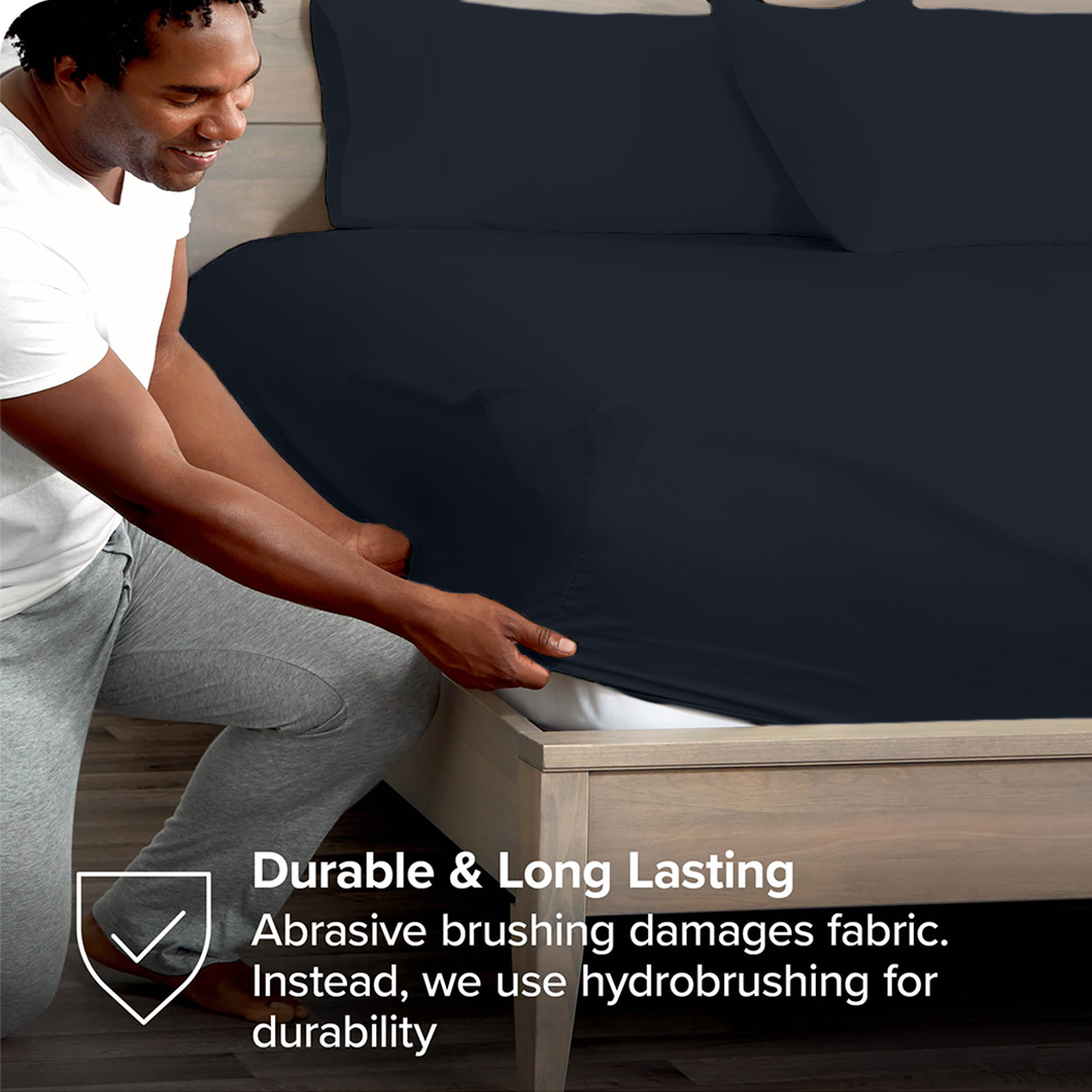 Navy Blue Fitted Bedsheet