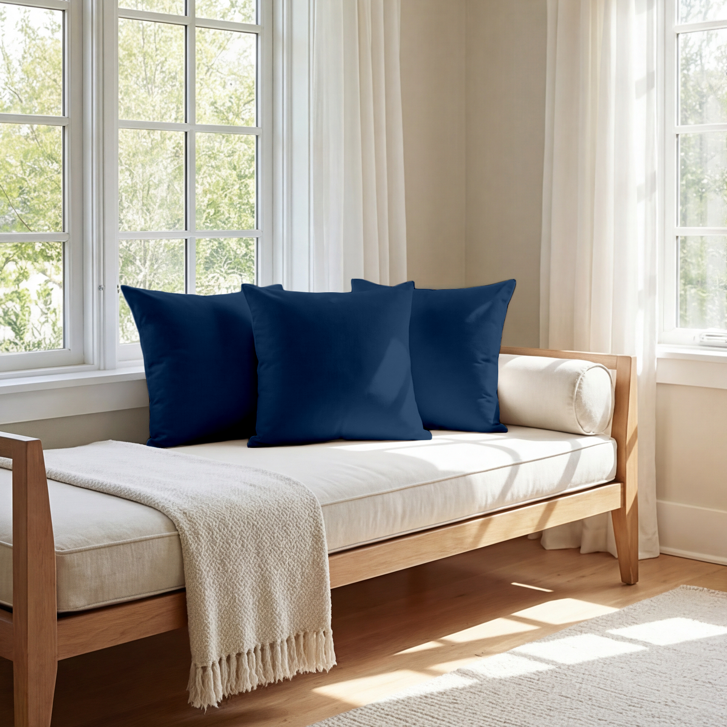 Navy Blue Cushion Covers