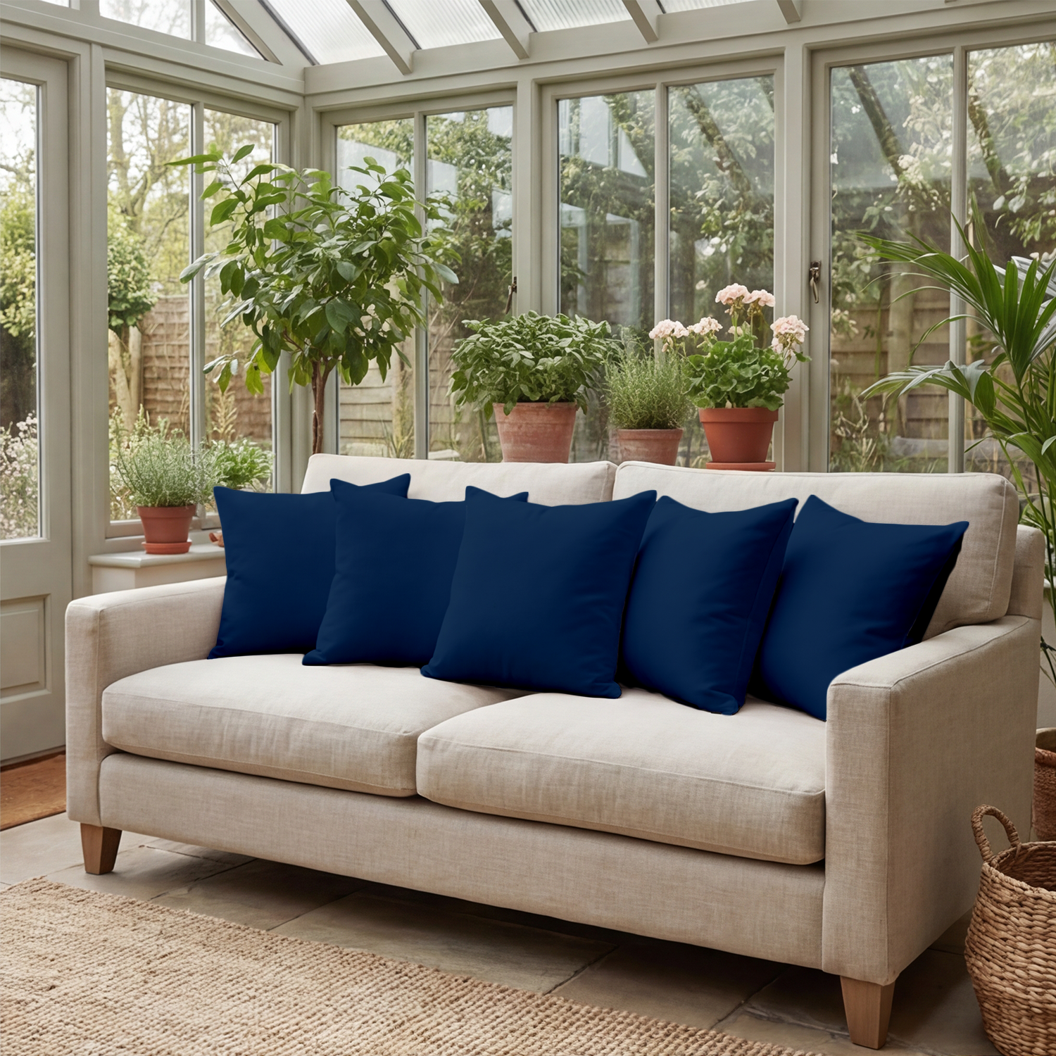 Navy Blue Cushion Covers