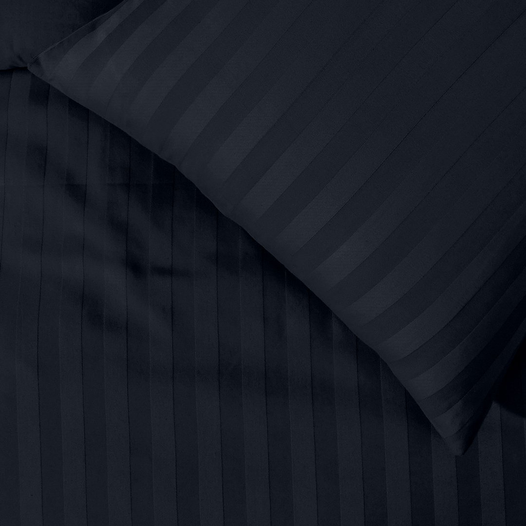Navy Blue Stripe Duvet Covers
