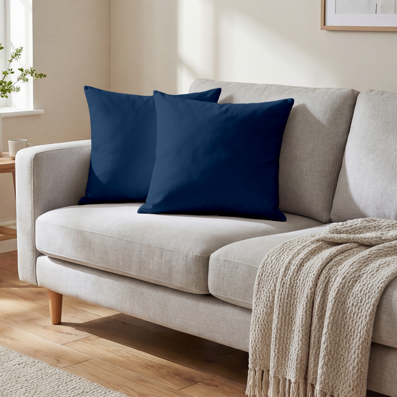 Navy Blue Cushion Covers