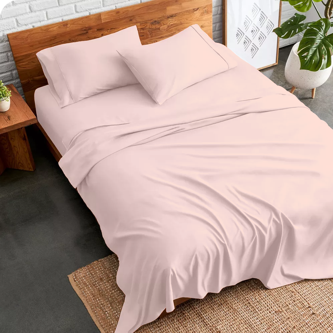 Peach Bed Sheet Sets