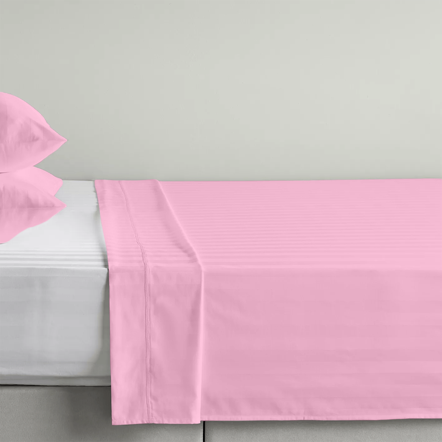 Pink Stripe Bed Sheets