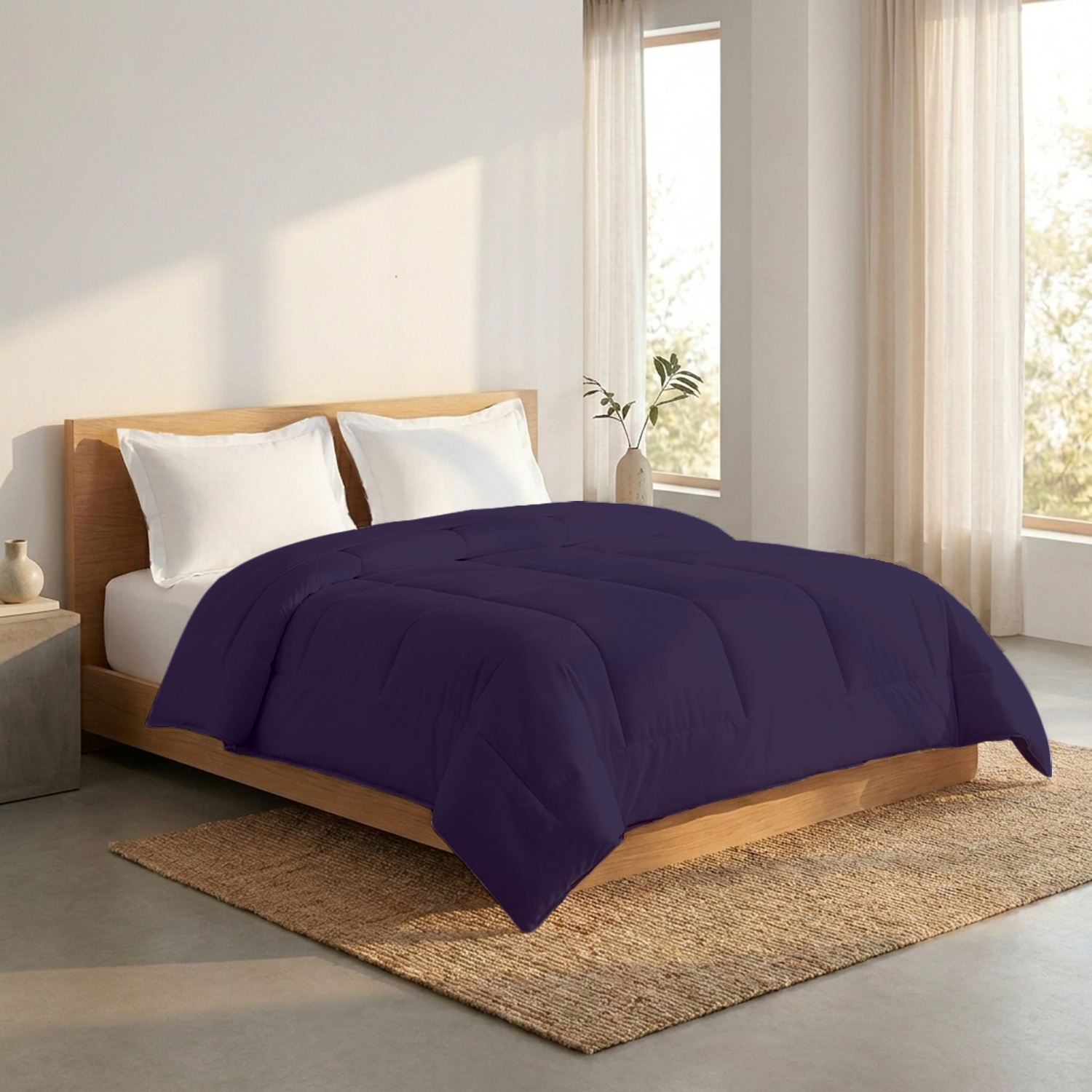 Purple 100 GSM AC Comforter