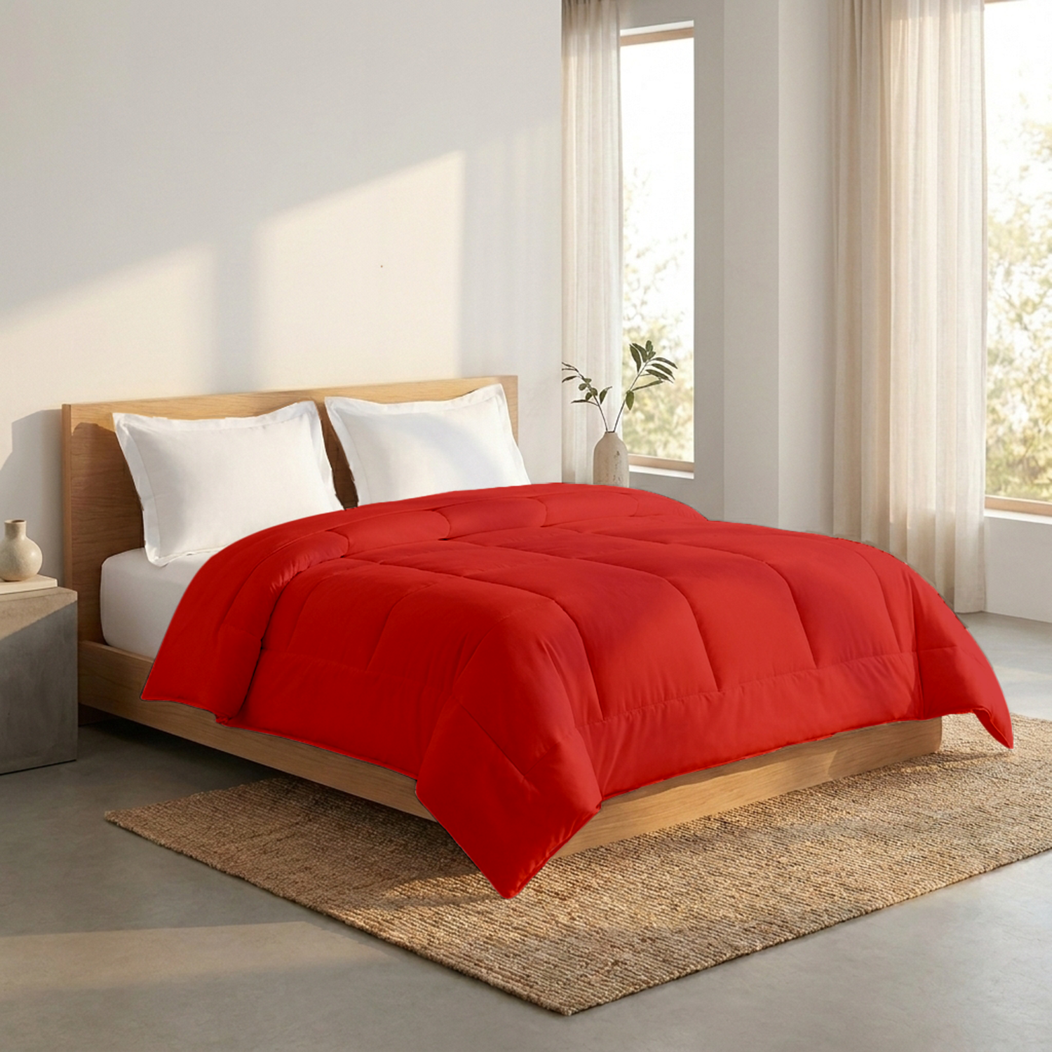 Red 100 GSM AC Comforter