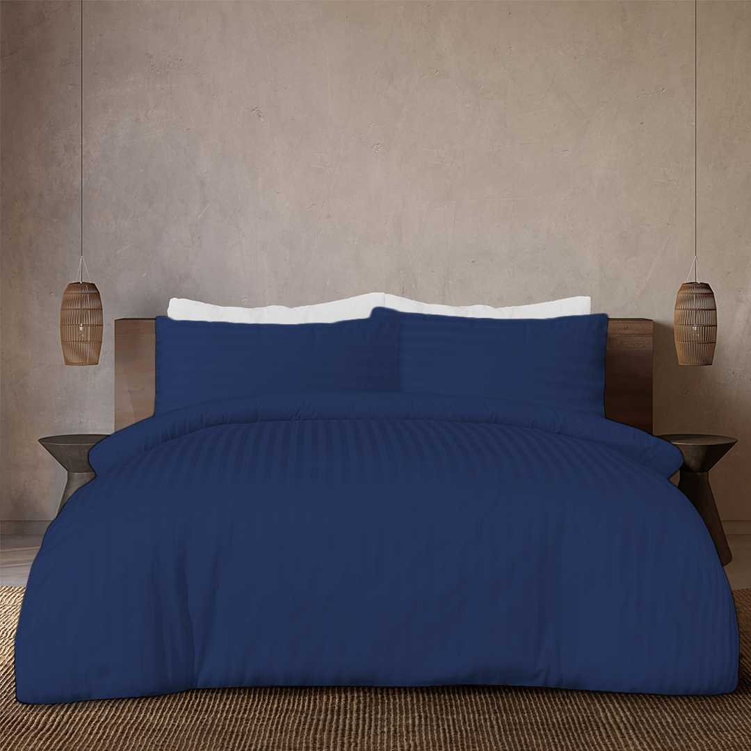 Royal Blue Stripe Duvet Covers