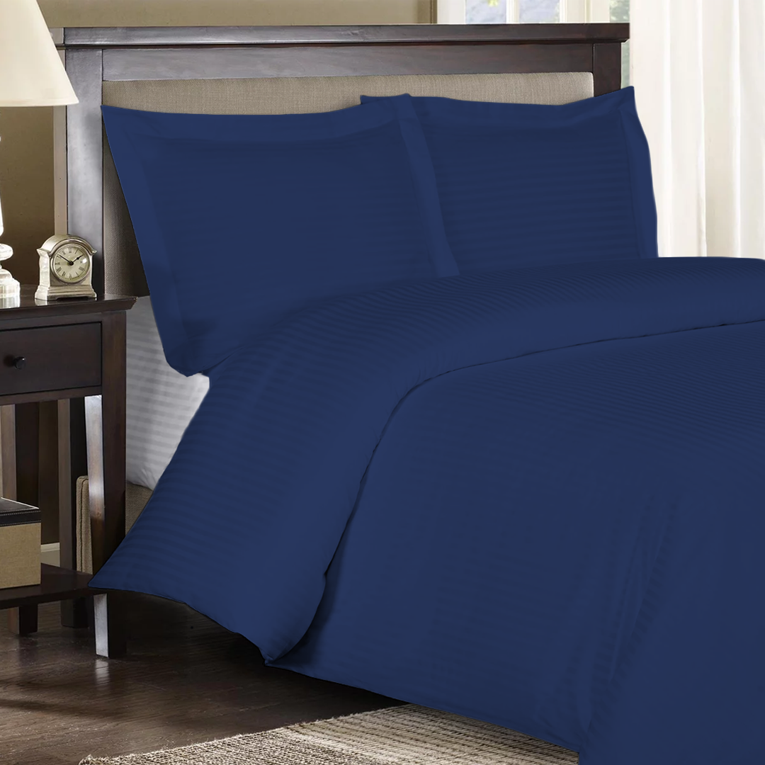 Royal Blue Stripe Duvet Covers