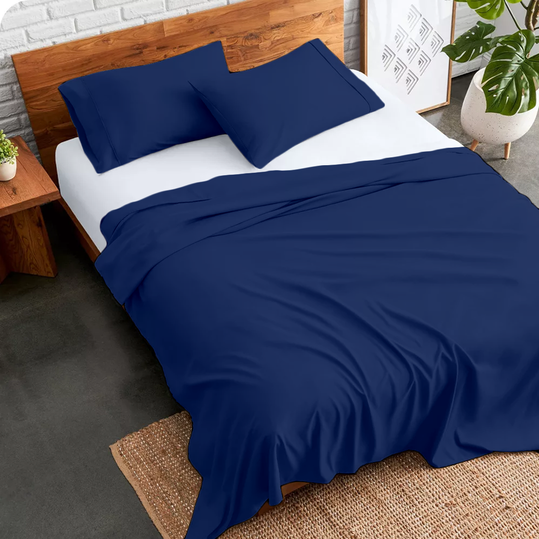 Royal Blue Bed Sheets