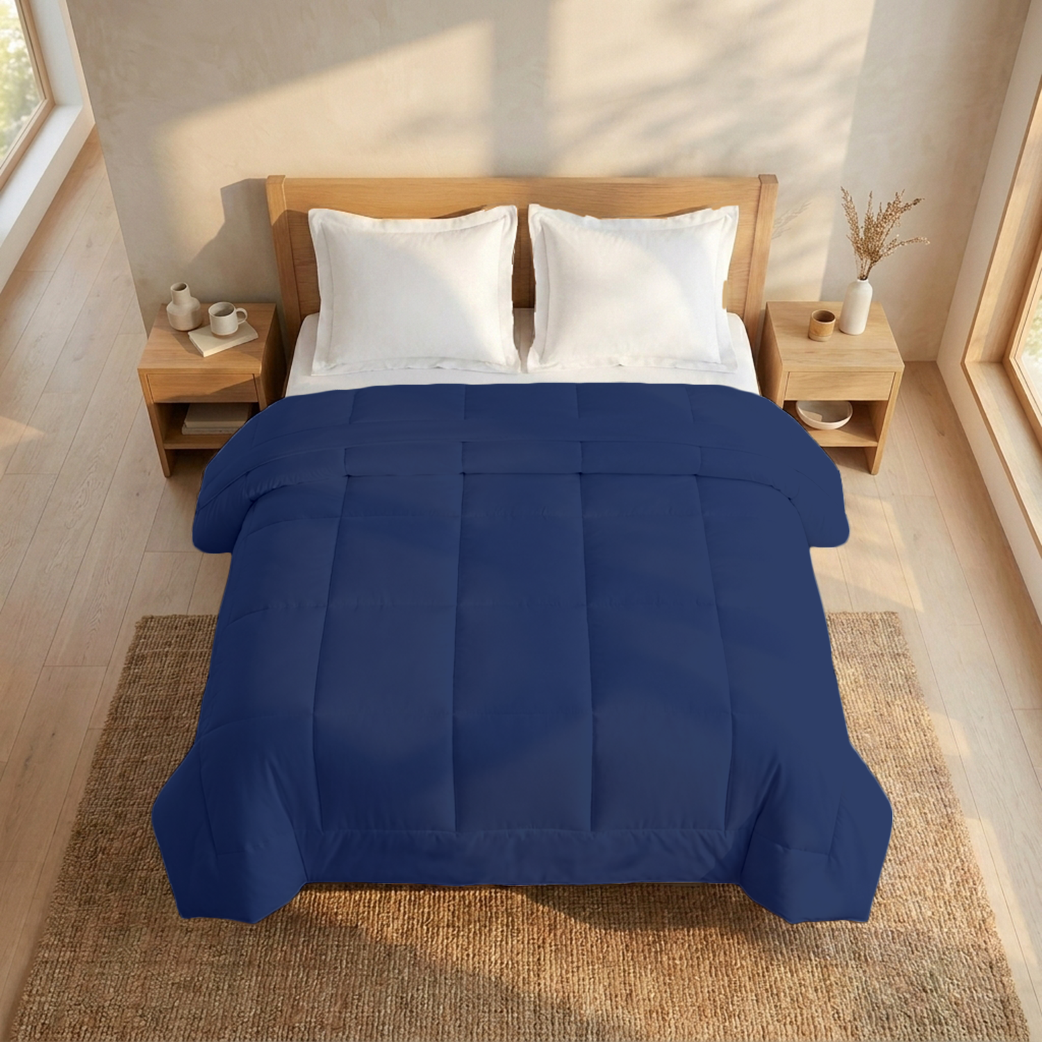Royal Blue 100 GSM AC Comforter
