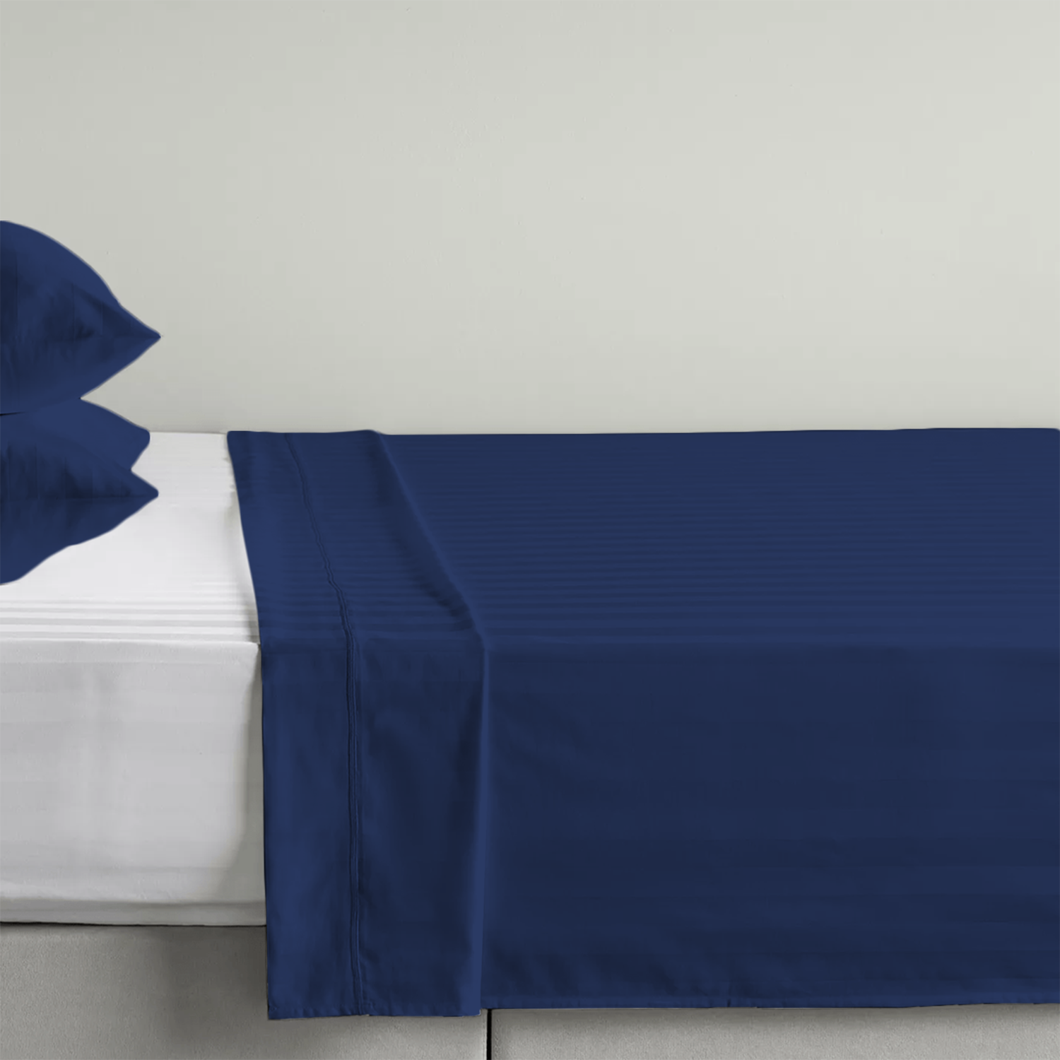 Royal Blue Stripe Bed Sheets