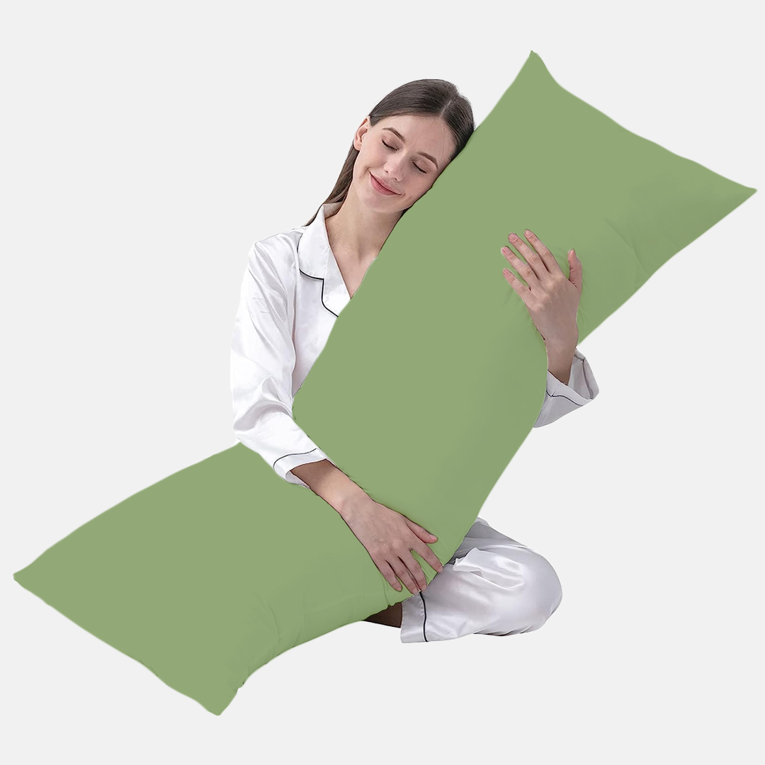 Sage Green Body Pillow cases