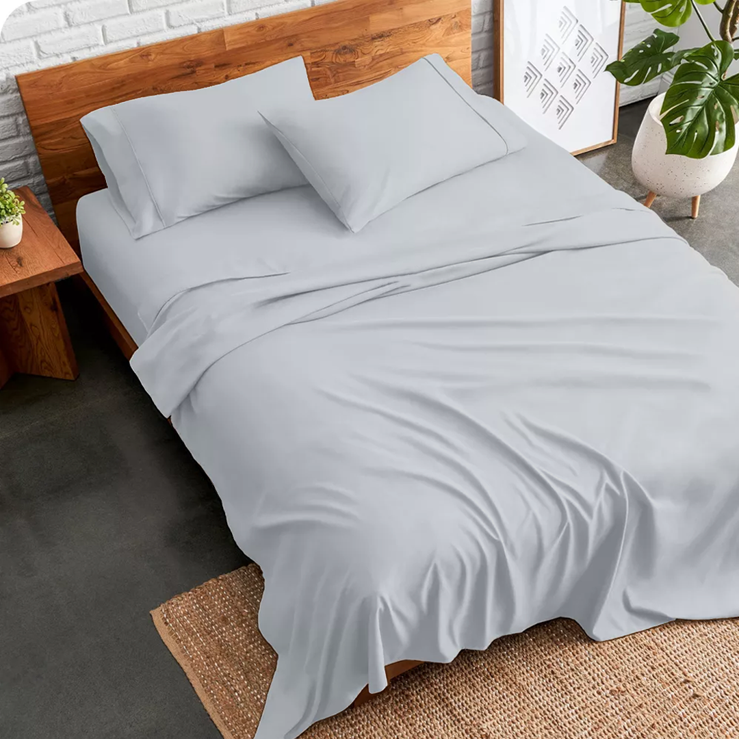 Light Grey Bed Sheet Set