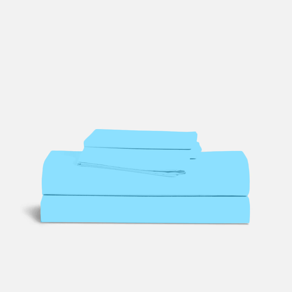 Light Blue Bed Sheet Set