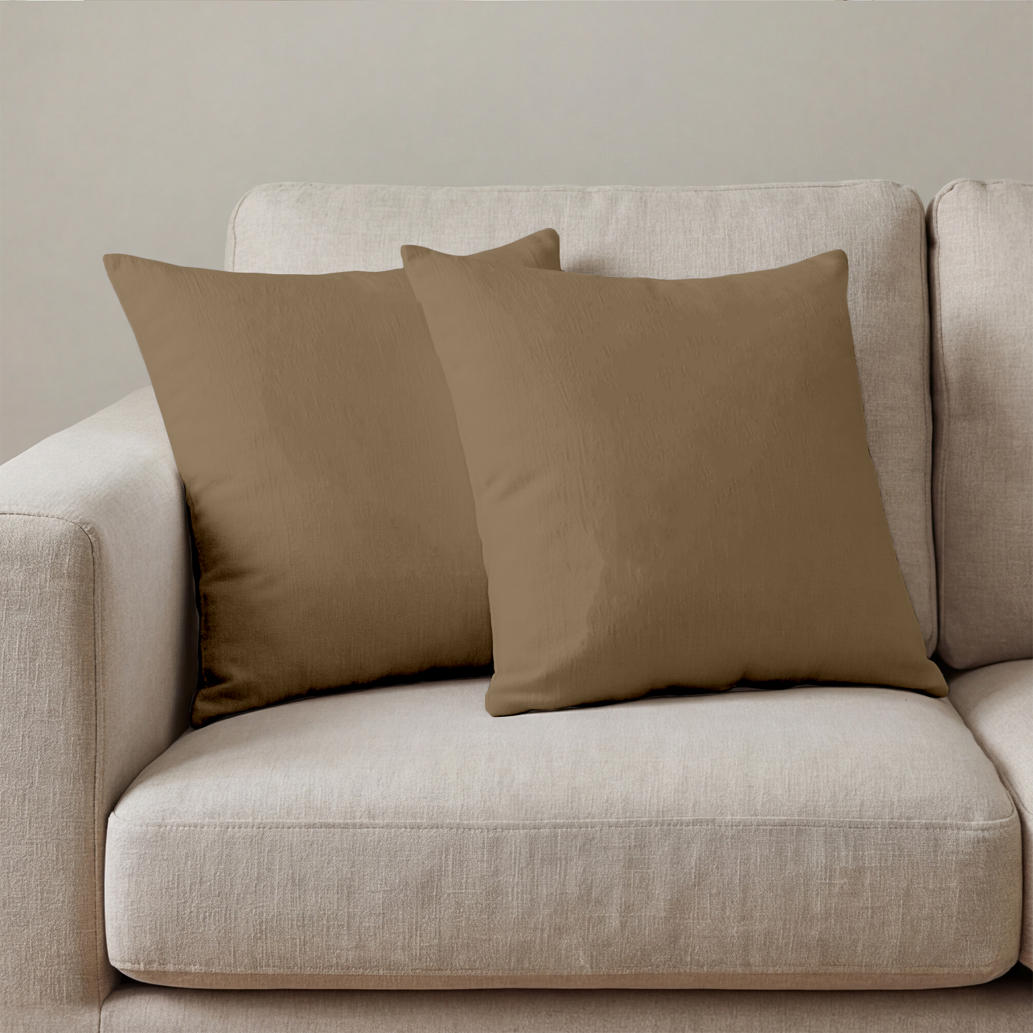 Taupe Cushion Covers