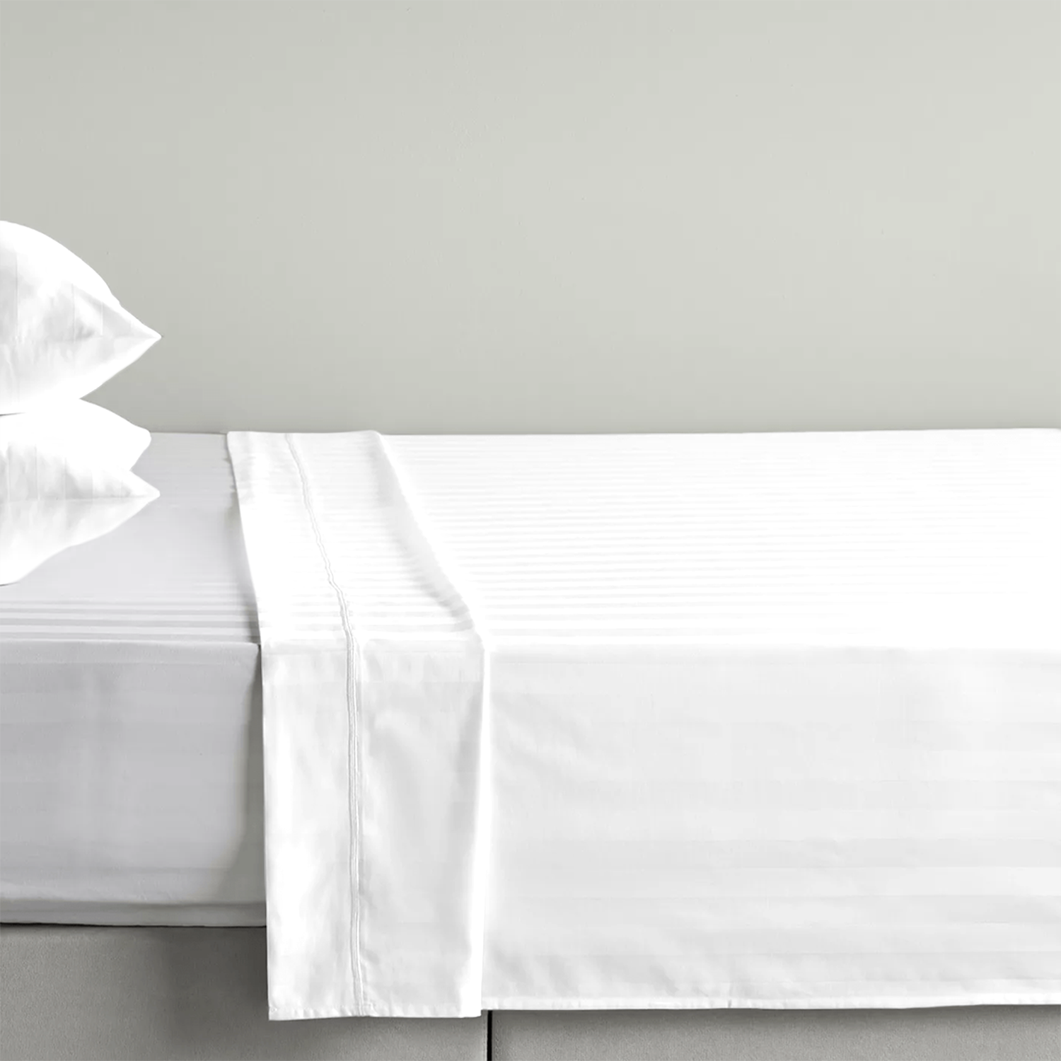 White Stripe Bed Sheets