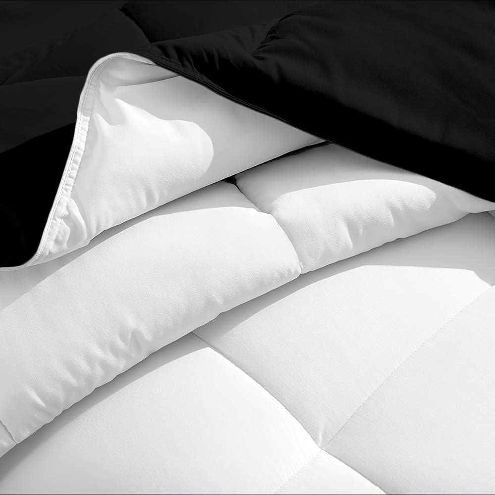 Black and White Reversible Comforter
