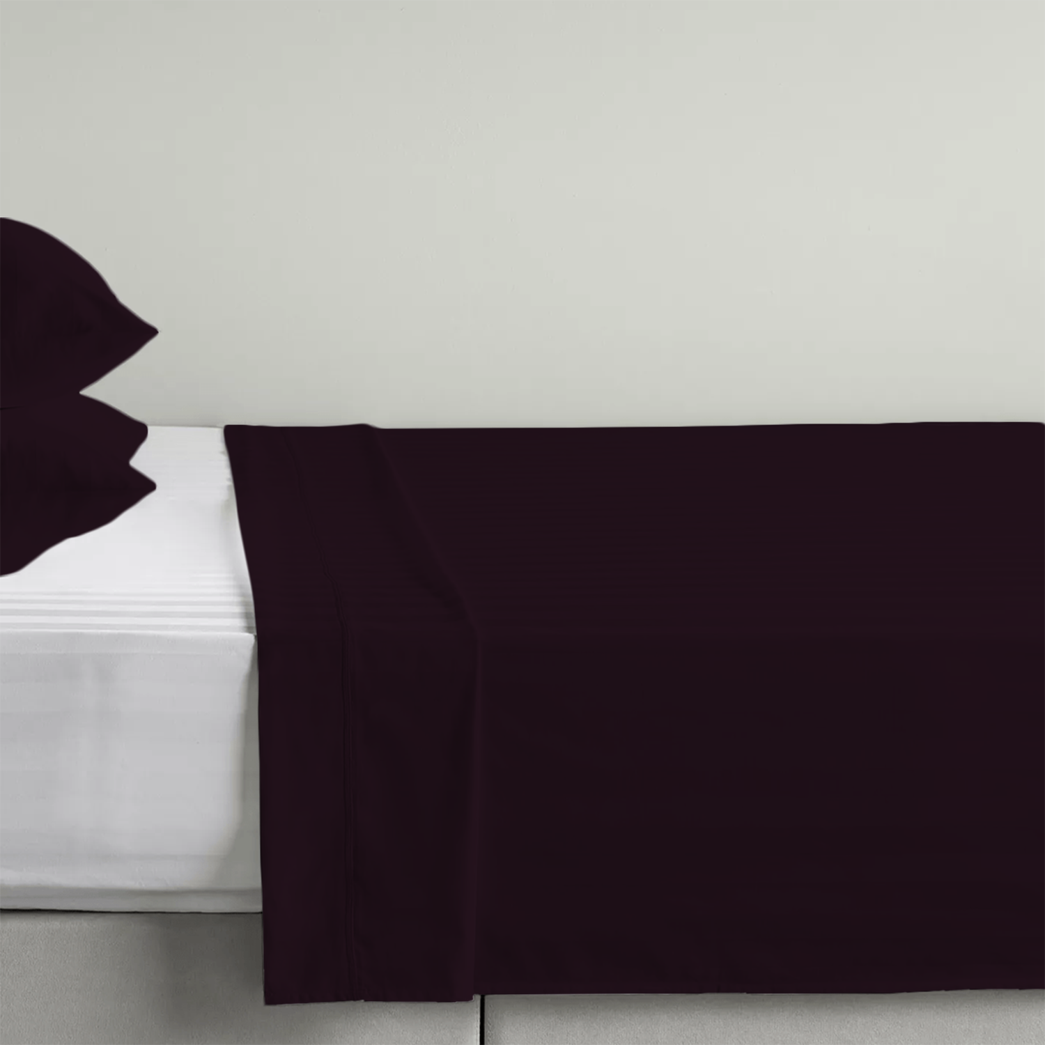 Wine Stripe Bed Sheets