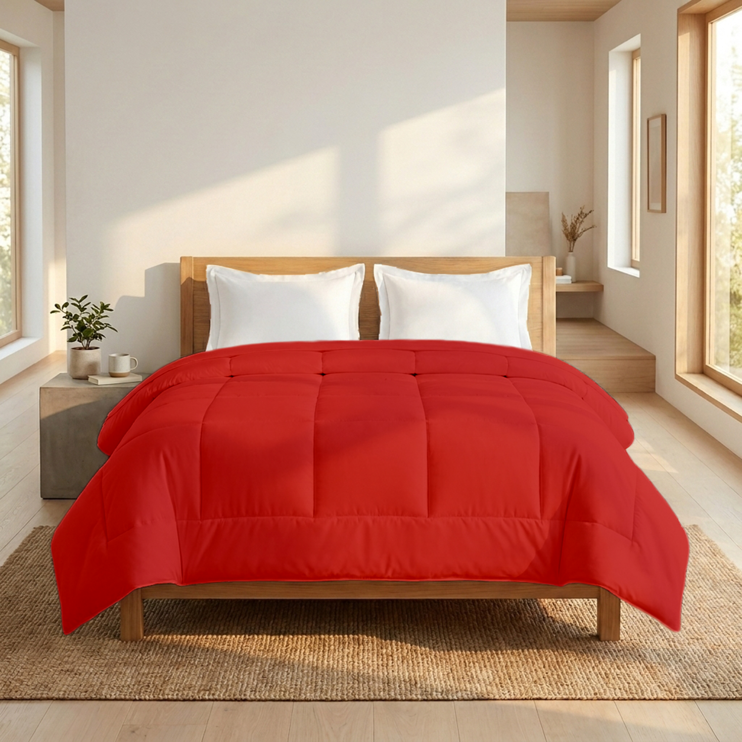 Red 100 GSM AC Comforter