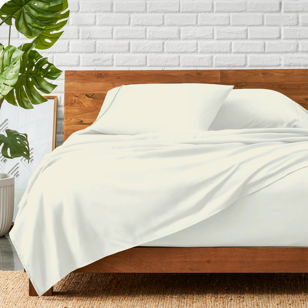 Ivory Bed Sheet Set