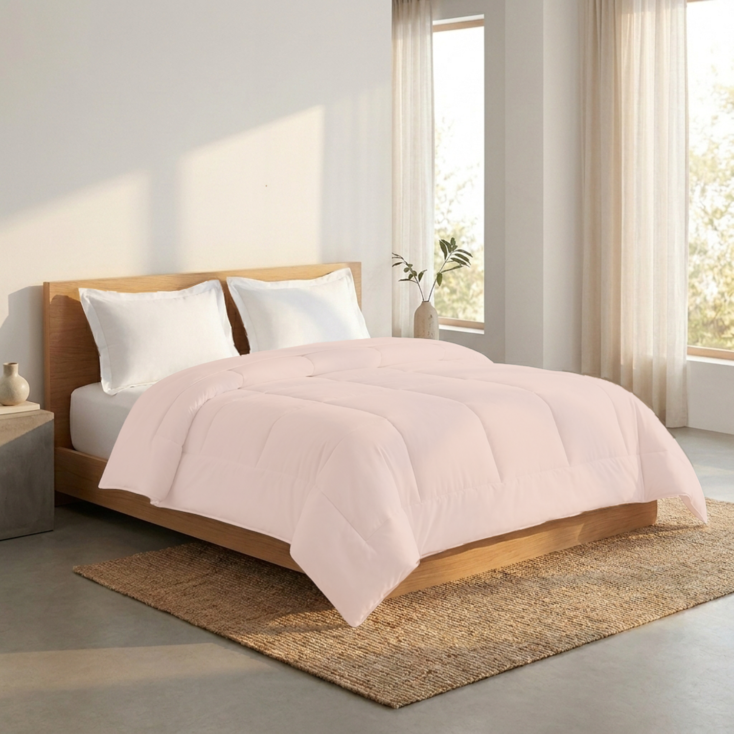 Peach 100 GSM AC Comforter