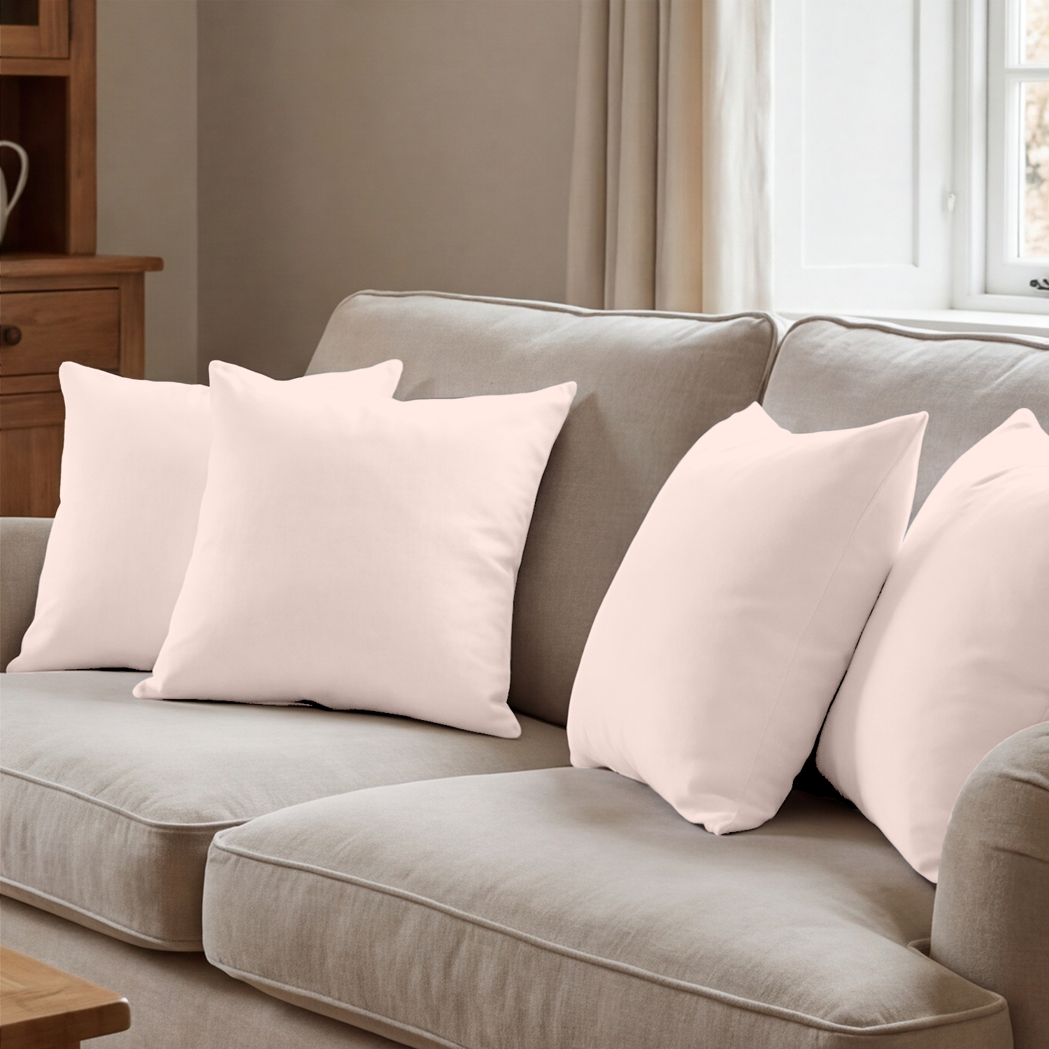 Peach Cushion Covers