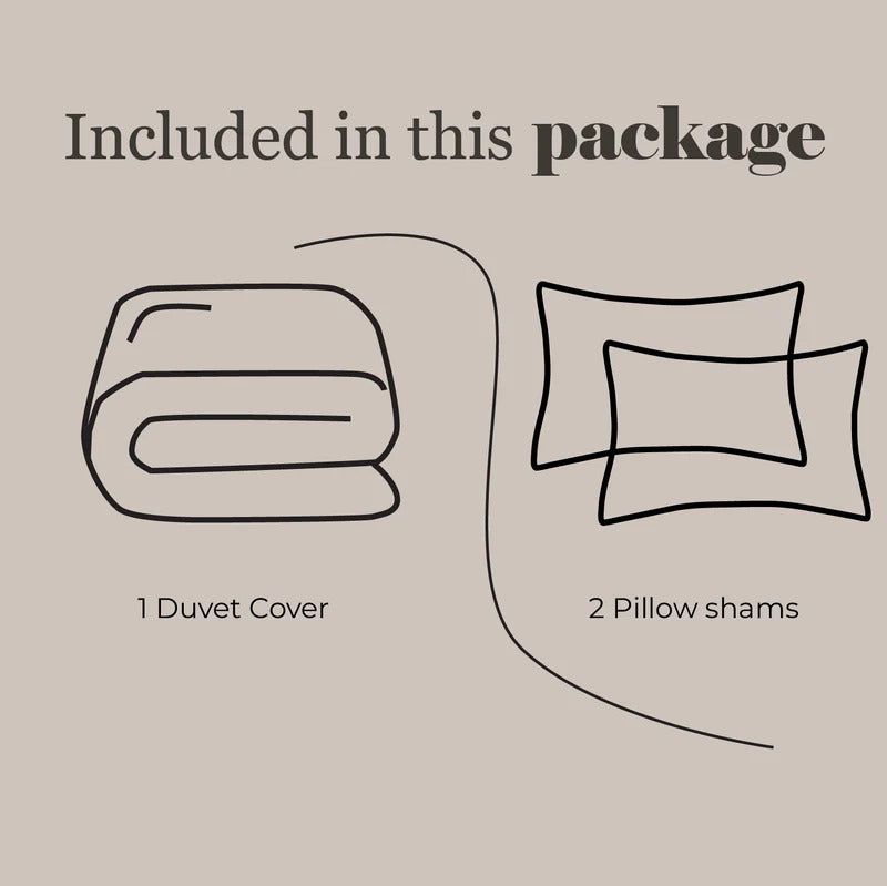 Beige Pintuck Duvet Covers