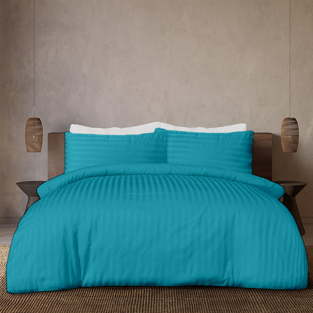 Turquoise Stripe Duvet Covers