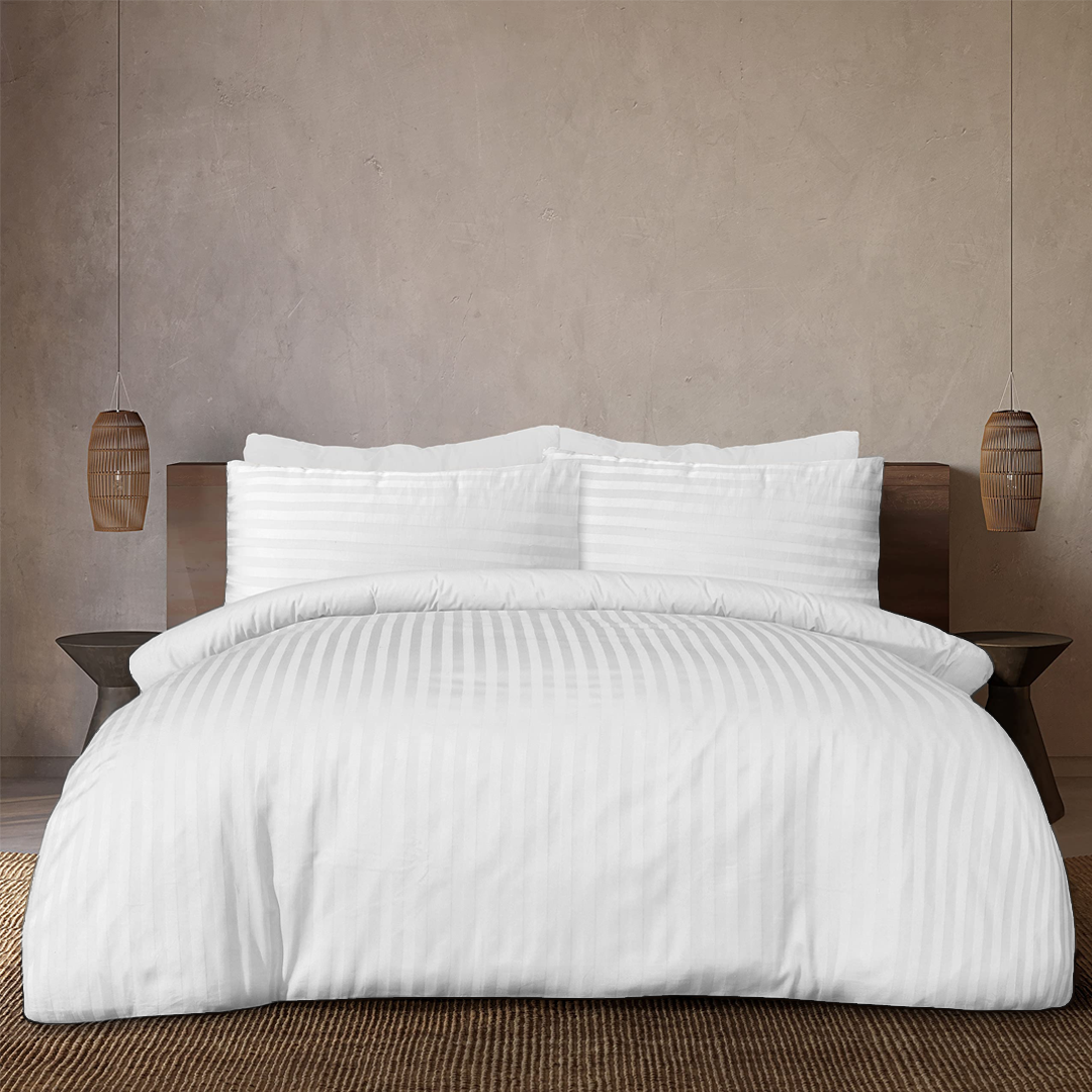 White Stripe Duvet Covers