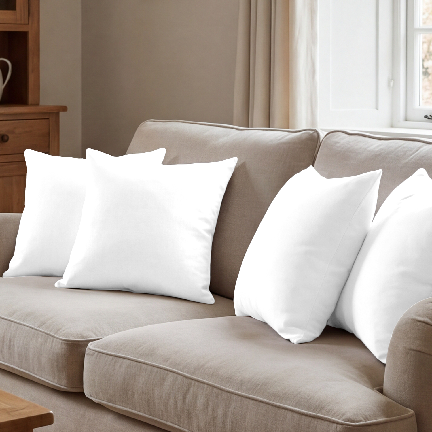 White Cushion Covers