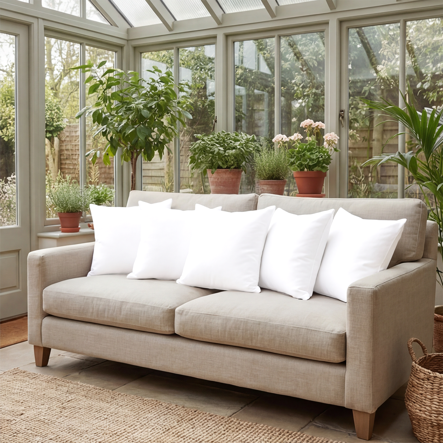 White Cushion Covers