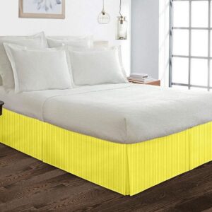Yellow Stripe Bed Skirts