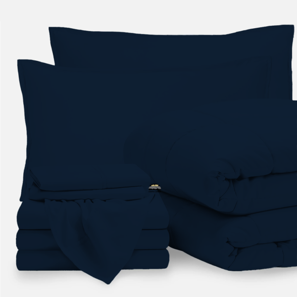 Navy Blue Bed in a Bag