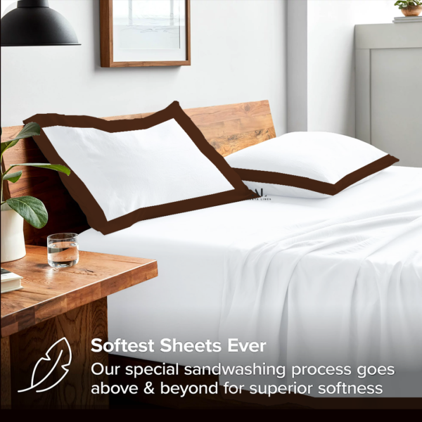 Chocolate Dual Tone Bed Sheet Sets