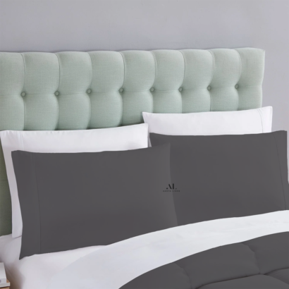 Dark Grey Comforter Set