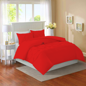 Red Half Pinch Duvet Covers