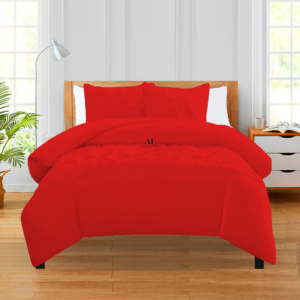 Red Half Pinch Duvet Covers