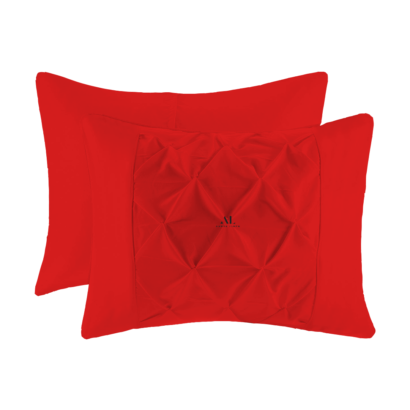 Red Half Pinch Duvet Covers