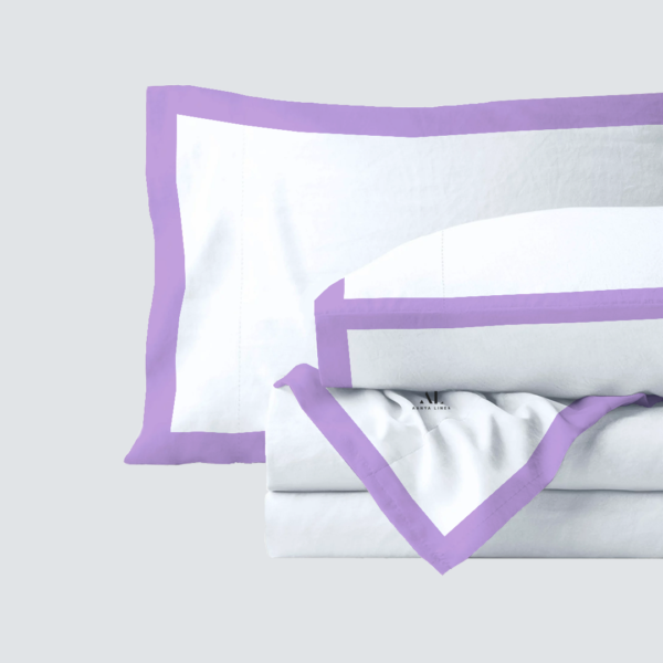 Lilac Dual Tone Bed Sheet Sets