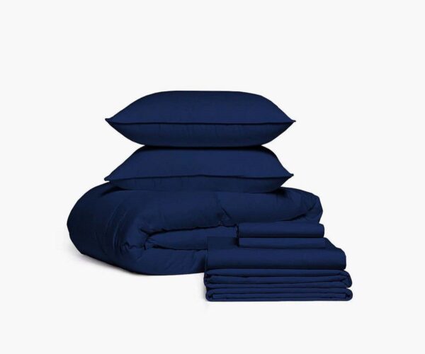 Navy Blue Bed in a Bag