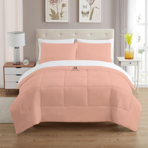 Peach Comforter Set